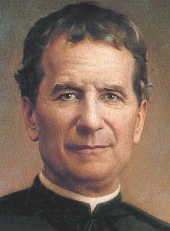 A portrait of St. John Bosco